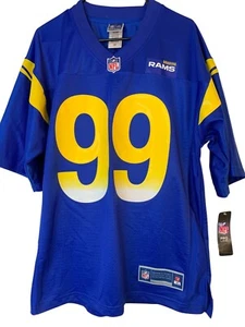 Aaron Donald 99 Los Angeles Rams NFL Pro Line Jersey Size M Blue/Yellow 10030 - Picture 1 of 12