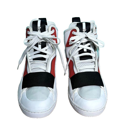 Scarpe Sneakers PUMA x Mcq Alexander Mcqueen US 9 Bianco x Rosso x Nero Autentiche