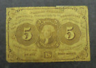 USA -1862 5c BANKNOT POCZTOWY GEORGE WASHINGTON