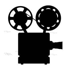 Adesivo decalcomania vinile macchina fotografica cinema per casa, parete, arredamento, bar, caffè, cinema - Foto 1 di 15