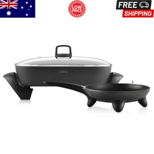 Sunbeam Banquet Electric Frying Pan and Skillet Set, DiamondForce Non-Stick Pan - Picture 1 of 7
