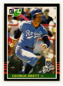 George Brett 1985 Leaf #176 Mint Kansas City Royals HOF Baseball Card