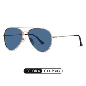 Men Aviator Polarized Sunglasses Driving Fishing Anti-Glare Light Metal Frame - Picture 1 of 39