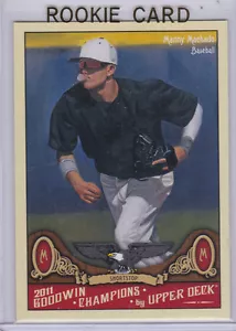 CARTE RECRUE MANY MACHADO 2011 Upper Deck Goodwin Champions BASEBALL RC ORIOLES - Photo 1/2