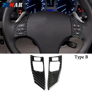 Carbon Fiber Steering Wheel Switch Control Trim B For Lexus IS250 IS350 2006-12 - Foto 1 di 7