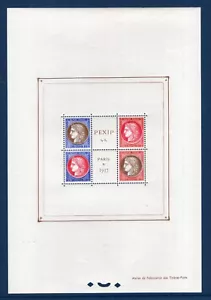 FRANCE / PEXIP PARIS 1937 / Y&T # BLOCK 3 MINT MNH / CV 880$ - Picture 1 of 3