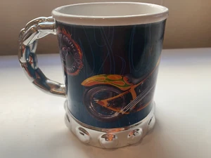 MOTO CHOPPER ORANGE COUNTY 2004 24 OZ. TAZZA CON MANICO E FONDO CROMATI - Foto 1 di 6