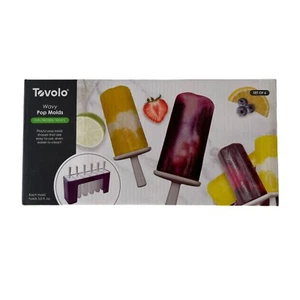 Tovolo Wavy Pop Stampi Set di 6, ciascuno contiene 3,0 fl oz - Foto 1 di 2