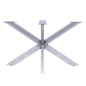 SUPPORT PIED DE TABLE SPIDER EN ACIER VERNIS 120x68x71 CHASSIS DE TABLE PIETE... - Imagen 1 de 5