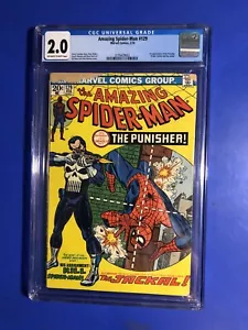 Amazing Spider-Man #129 CGC 2.0 1st Appearance Punisher Marvel ROMITA Comic 1974 - Picture 1 of 3