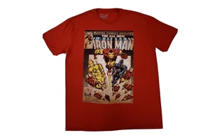 Marvel Mens Iron Man Comic Book Cover Graphic Tee Shirt New XL, 2XL - Picture 1 of 5