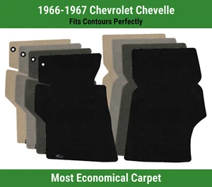 Lloyd Velourtex Front Row Carpet Mats for 1966-1967 Chevrolet Chevelle  - Picture 1 of 71