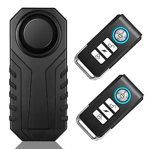 Wireless Bike Alarm with 2 Remote 113dB Loud Anti-Theft Vibration Vehicle Secure - Bild 1 von 7