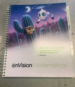 ENVISION MATEMATICAS SPANISH COMPANION GRADE K - TEACHER SUPPORT BILINGUAL CLASS - Picture 1 of 1