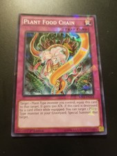 Yugioh Trap Card Plant Food Chain BP03-EN212 1st Ed Shatterfoil Rare