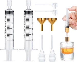 Perfume Refill Pump Tools, Metal Funnels, Pipettes, Perfume Dispenser Pumps, 5Ml - Picture 1 of 12