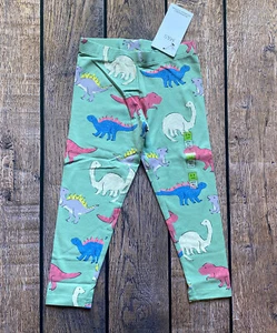 Toddler Girl Size 2-3 Years Marks and Spencer Multicolor Dinosaur Print Leggings - Picture 1 of 1