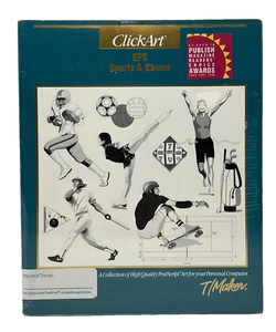 ClickArt EPS Sports & Games Macintosh Version T/Maker Images Graphics 1990 - Picture 1 of 9