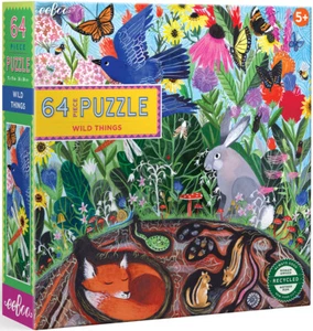 eeBoo Wild Things 64 Piece Jigsaw Puzzle By Diana Sudyka - Picture 1 of 5