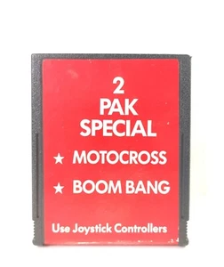 2 Pak Special Motocross Boom Bang - Atari 2600 (gebraucht) - Bild 1 von 7