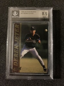 1995 Action Packed #10 Derek Jeter BGS 8.5 Captain