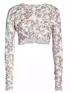WOW! New Tags Isabel Marant "Jinea" floral crop twist top sz 42 US 10 $690 - Picture 1 of 2