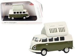 1/87 Schuco Volkswagen T1 Camper Bus Pop-Top Roof Diecast Model Van 452660400 - Picture 1 of 1
