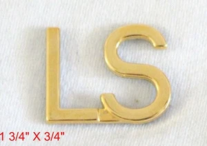 OLDSMOBILE 80'S 90'S "LS" 24K GOLD PLATED EMBLEM - NEW - Picture 1 of 2