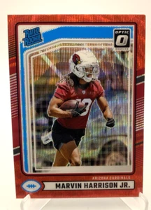 2024 Panini Donruss - Marvin Harrison Jr. #393 Optic Preview Red Wave - Bild 1 von 2