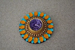 Decorative Floating Candle Holder with Candles - Picture 1 of 2