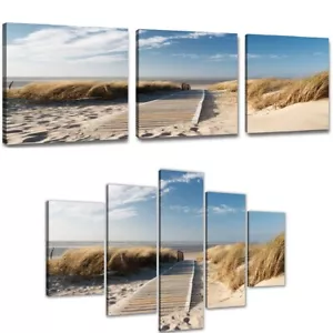 LEINWAND WANDBILDER BILD OSTSEE NORDSEE VERSCHIEDENE GRÖßEN KUNSTDRUCK 1530 D1 - Bild 1 von 3