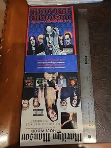 Marilyn Manson Hollywood Ozzfest Retailers Album/CD Release Countertop Tent - Picture 1 of 3
