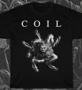 Coil Demon T-Shirt, Musik Band Rock Punk Metal, Unisex Tee - Bild 1 von 2