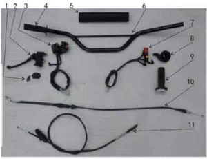 Hawk 250 Throttle Grip (Please see #9 for image) - Picture 1 of 1