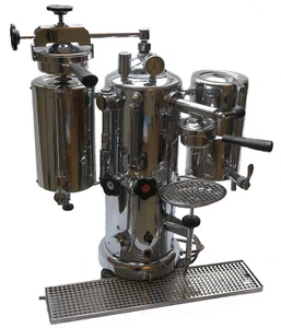 WMF Kaffeemaschine aus den Fünfzigern, gut erhalten, mit wenig Gebrauchsspuren - Bild 1 von 17
