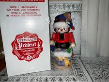 Steinbach Chubby Wooden Nutcracker Christmas Troll Wine Santa Made In Germany