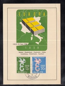 A 12) Saarland Saar 1958 MC MK - EUROPA CEPT - Imagen 1 de 1
