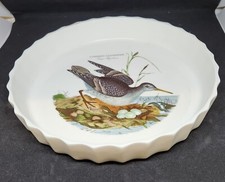 Portmeirion Birds Of Britain COMUNE SANDPIPER Piatto flangiato 27 Cm INUTILIZZATO