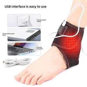 Electric Ankle Heating Pad Heated Ankle Support Adjustable Hot Temperatur DE🔥 - Bild 1 von 13