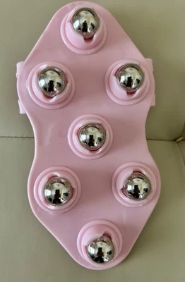 Brookstone Masajeador Corporal Profundo Fácil Deslizamiento 360º Giratorio Acero Bolas de Masaje Foto 1 de 3