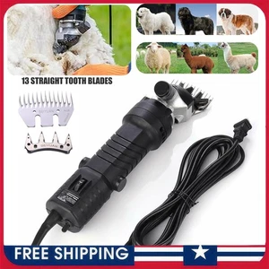 Elektrische Schafschere mit 13 geraden Zähnen Ziegenschere 6 einstellbare Geschwindigkeiten - Bild 1 von 8