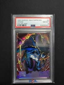 1995 Marvel Masterpieces #8 Venom Holoflash PSA 8 NM-M - Picture 1 of 2
