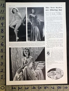1931 DOROTHY JORDAN ACTRESS MOVIE STAR SCREEN KELLOGG ALL-BRAN CEREAL AD FC9797 - Picture 1 of 1