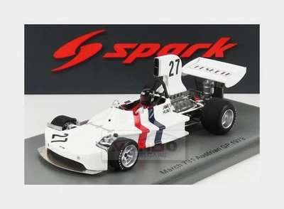 1:43 SPARK March F1 731 #27 Austrian Gp 1973 J.Hunt White S7266 Model - Image 1 of 2