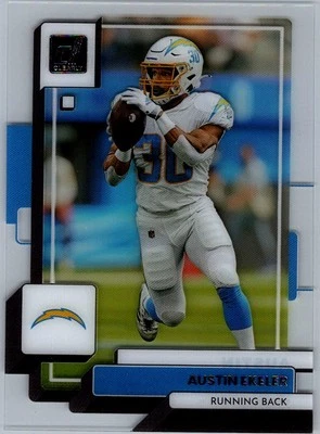 2022 Donruss Clearly Donruss Austin Ekeler Los Angeles Chargers #26 - Image 1 of 2