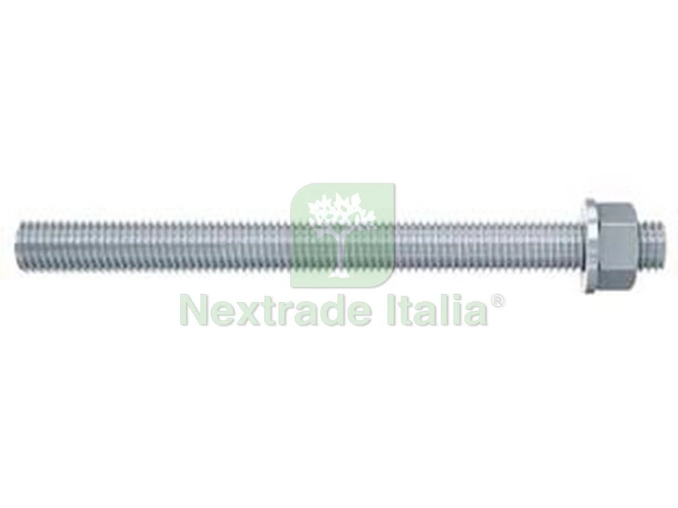 10PZ BARRA FILETTATA DADO E ROSETTA "FIS A" FIS A Ø MM.12X160: - Immagine 1 di 1