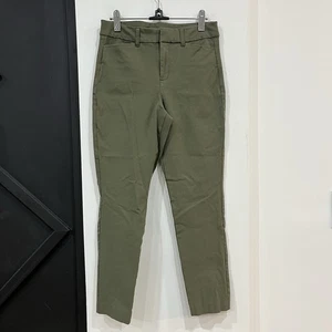 Old Navy grüne hoch geschnittene Pixie Ankle Hose Größe 4 adrette Büro Chino - Bild 1 von 6