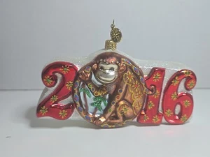 Christopher Radko 2016 Year Of The Monkey Ornament by Christopher Radko - Picture 1 of 7