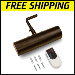 Remote Controlled Wireless Picture Light – Matte Black, 8” with Warm White Glow - Picture 1 of 11