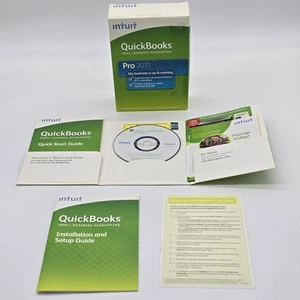 Intuit QuickBooks Pro 2011 - Full Version for Windows Complete Set FREE SHIPPING - Picture 1 of 17
